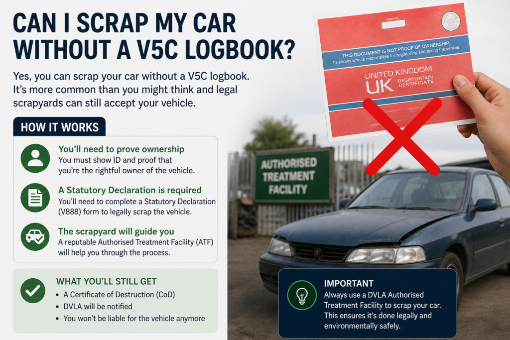 Can I scrap My Car Without a V5? Explained everything in this article. ​
