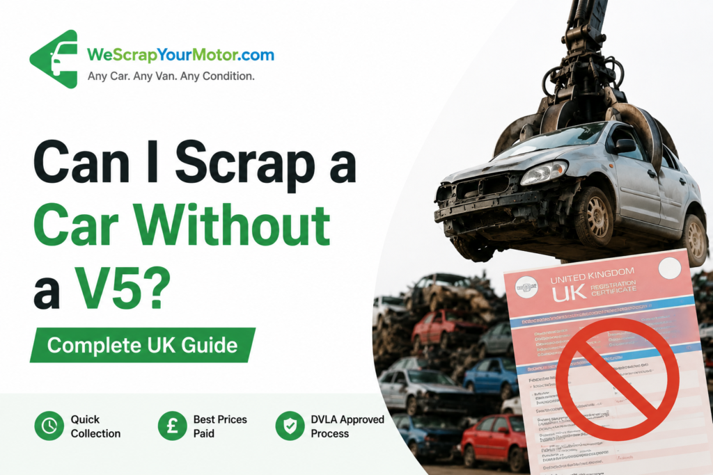 Can I Scrap a Car Without a V5? Complete UK Guide