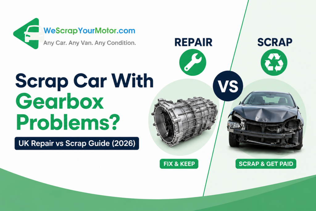 Scrap Car With Gearbox Problems? UK Repair vs Scrap Guide (2026)
