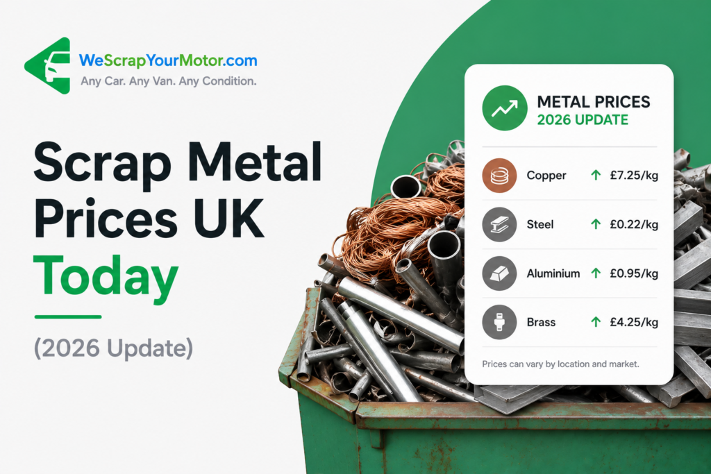 Scrap Metal Prices UK Today (2026 Update)