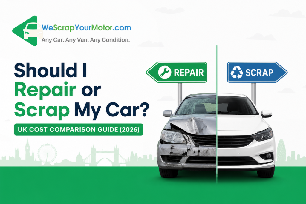 Should I Repair or Scrap My Car? UK Cost Comparison Guide (2026)