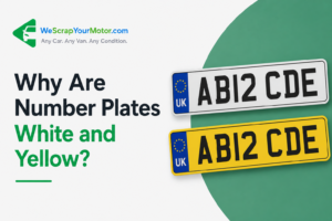Why are Number Plates White and Yellow​?