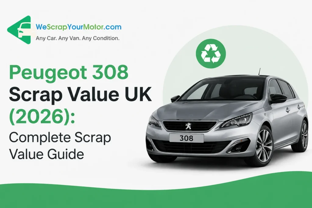 Complete Scrap Value Guide on Peugeot 308 Scrap Value