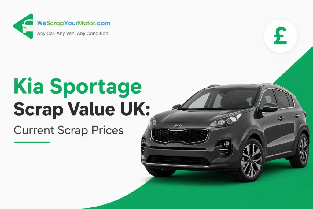 Kia Sportage scrap value guide UK