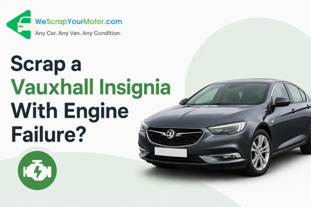Scrap a Vauxhall Insignia With Engine Failure