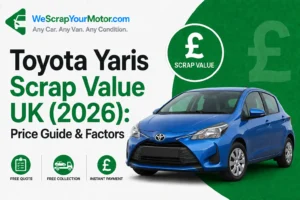 Toyota Yaris Scrap Value UK in 2026