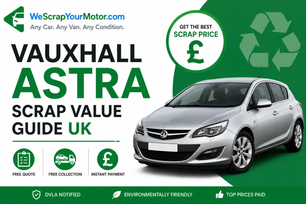 Vauxhall Astra Scrap Value Guide UK (2026)