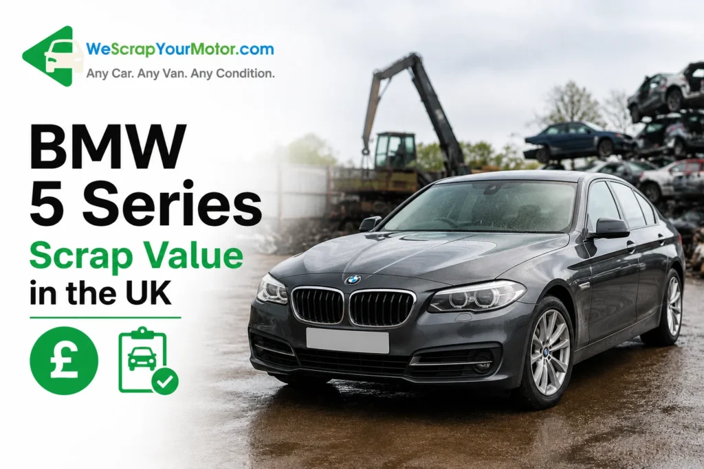 BMW 5 Series Scrap Value in the UK