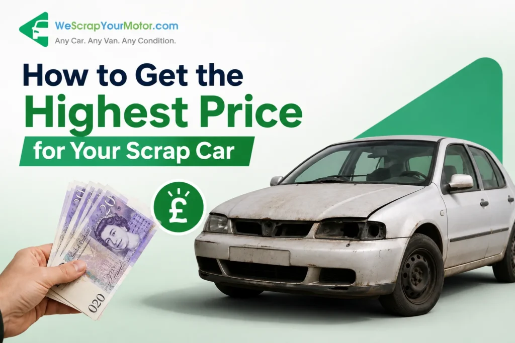 how to get the highest price for your scrap car