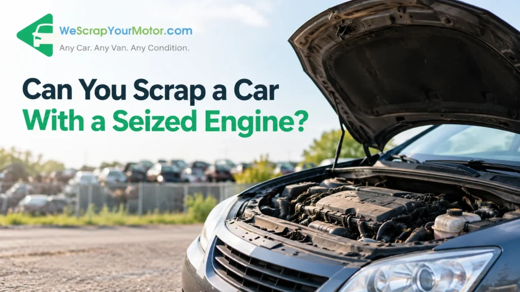 Can You Scrap a Car With a Seized Engine?